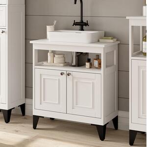 Vicco Vanity fehér fürdőszobai mosdószekrény–60×65×30 cm