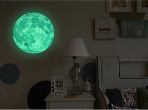 Real Moon sötétben világító falmatrica - Ambiance