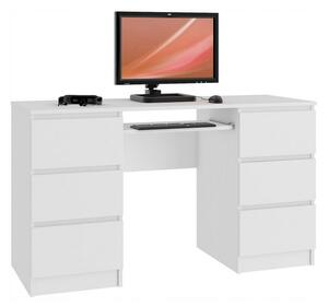 KORDA A-11 íróasztal, 135x77x50, fehér