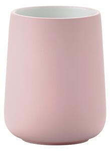 Nova rózsaszín porcelán fogkefetartó pohár - Zone