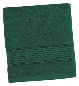 Kamilla Stripe törölköző, sötétzöld, 50 x 100 cm