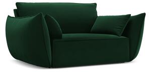 Sötétzöld bársony fotel Vanda – Mazzini Sofas