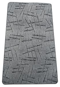 Szegett szőnyeg 70x250 cm – Szürke színben vonal mintával