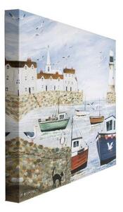 Keret nélküli kép, vászonnyomtatás - 101568, Harbourside Lighthouse, Wall Art,Graham Brown