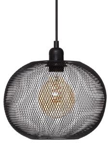 Etno stílusú mennyezeti lámpa, gömb alakú, fekete - LANTERNE