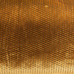 Bársonyszövet lyukacsos mintás díszpárna, 30x50 cm, arany - GOLDEN