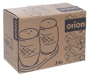 Orion 3 részes só- és borstartó készlet alátéttel Bambu