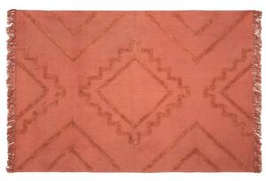 Rombusz mintás szőnyeg, 120x170 cm, terrakotta - ALI