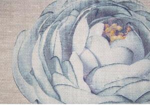 Keret nélküli kép - vászonnyomtatás - Teal Floral Trio 41-714, Wall Art, Graham Brown