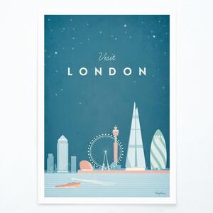 Poszter London, 30x40 cm - Travelposter