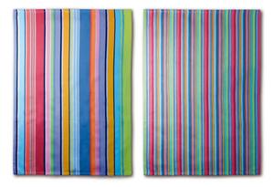 Purple Stripes kétrészes pamut konyharuha szett, 70 x 50 cm - Remember