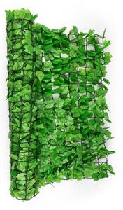 NA Fency Bright Ivy, világoszöld, borostyán, kerítés, védelmet nyújt a kíváncsi tekintetekkel és a széllel szemben, 300 x 100 cm