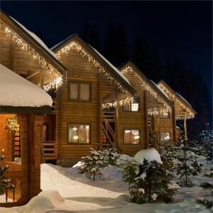 Blumfeldt ICICLE-480-WW LED karácsonyi megvilágítás, jégcsapok, 24m, 480 LED égő, melegfehér szín