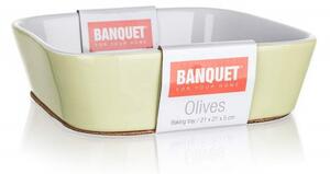 Banquet OLIVES kerámia sütőtál, 17,5 x 17,5 x 5 cm