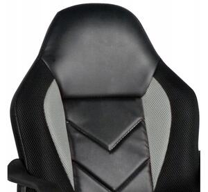 KORAD FG-C18 Irodai szék, 56x93-105x59, szürke/fekete