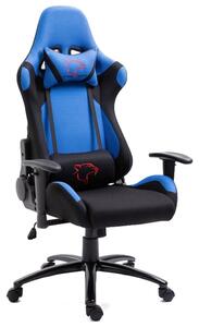 KORAD FG-38 Irodai szék, 67,5x128-138x70, kék/fekete