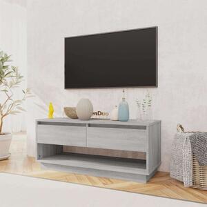 Szürke sonoma színű forgácslap tv-szekrény 102 x 41 x 44 cm