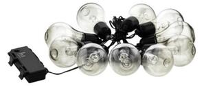 EGLO , 900299 , LIBISA , fényfüzér , LED , 10X0,06W , IP44 , fekete-átlátszó
