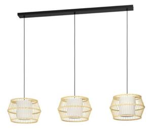 EGLO , 390234 , MONTERROSO , függeszték , E27 , 3X40W , IP20 , natúr, fehér