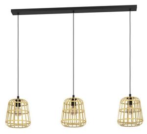 EGLO , 390153 , MONTEZUELO , függeszték , E27 , 3X40W , IP20 , natúr