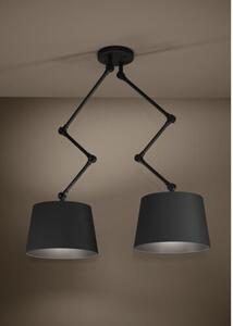 EGLO , 390113 , PISTUNIO , mennyezeti lámpa , E27 , 2X40W , IP20 , fekete