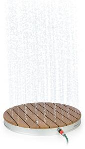 Blumfeldt Sumatra Breeze, SQ, kerti zuhany, WPC, alumínium, Ø70, 4cm, kerek formájú