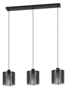 EGLO , 900738 , SEGOVIA , függeszték , E27 , 3X40W , IP20 , fekete