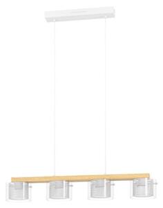 EGLO , 900881 , PORTICO-Z , függeszték , 2700 K 6500 K , LED , 4X3,7W , Dimmelhető , IP20 , fehér, átlátszó