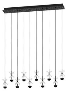 EGLO , 390278 , PIANOPOLI 2 , függeszték , 3000 K , LED , 10X2,3W , Dimmelhető , IP20 , átlátszó