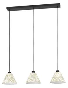 EGLO , 43943 , OXPARK , függeszték , E27 , 3X25W , IP20 , fehér, zöld