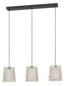 EGLO , 900903 , FATTORIA , függeszték , E27 , 3X25W , IP20 , natúr, fehér