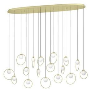 EGLO , 390348 , PORTOCOLOM , függeszték , 3000 K , LED , 17X3W , Dimmelhető , IP20 , fehér
