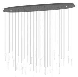 EGLO , 390349 , SARDENARA , függeszték , 3000 K , LED , 8X5,4W , Dimmelhető , IP20 , átlátszó