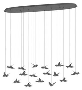 EGLO , 390353 , PARATEBUENO , függeszték , 3000 K , LED , 17X3W , Dimmelhető , IP20 , nikkel-néró, szatinált