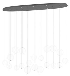 EGLO , 390344 , ESPARDELLO , függeszték , 3000 K , LED , 8X5,4W , Dimmelhető , IP20 , átlátszó
