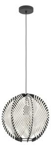 EGLO , 44005 , WAVERTON , függeszték , E27 , 1X40W , IP20 , fehér, fekete
