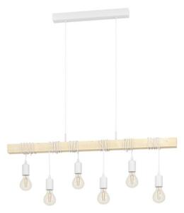 EGLO , 43705 , TOWNSHEND , függeszték , E27 , 6X60W , IP20 , barna