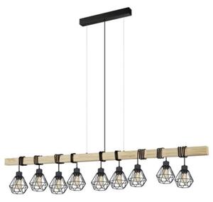 EGLO , 44077 , TOWNSHEND 5 , függeszték , E27 , 9X60W , IP20