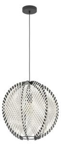 EGLO , 44006 , WAVERTON , függeszték , E27 , 1X40W , IP20 , fehér, fekete