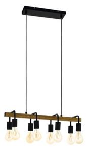 EGLO , 43316 , ERRIBERA , függeszték , E27 , 8X40W , IP20 , barna