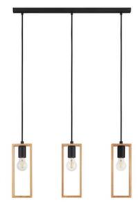 EGLO , 43336 , LITTLETON , függeszték , E27 , 3X60W , IP20 , barna