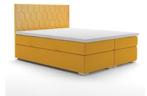 PLATIO boxspring kárpitozott ágy, 120x200, magic velvet 2215