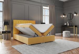 PLATIO boxspring kárpitozott ágy, 120x200, magic velvet 2215