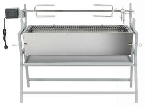 Elektromos Forgó Grill Nyárs - Rozsdamentes Acél - 132x55x98cm