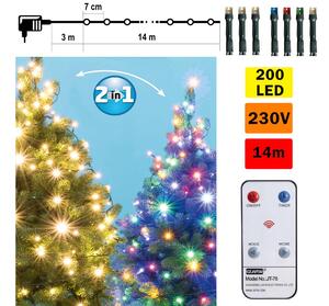 FK Technics LED Karácsonyi lánc távirányítóval LED/230V IP44 FK0189