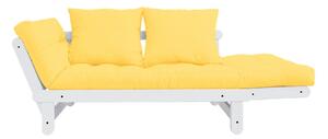 Beat White/Yellow kinyitható kanapé - Karup Design