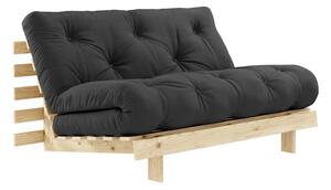 Roots fekete kinyitható kanapé 140 cm - Karup Design