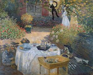 Reprodukció The Luncheon: Monet's garden at Argenteuil, c.1873, Claude Monet
