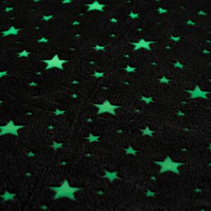 4Home Stars világító szürke párnahuzat, 40 x 40 cm