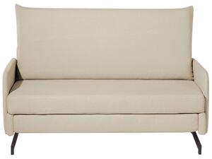 Kárpitozott kanapéágy - Szövet kanapé - Bézs - BELFAST